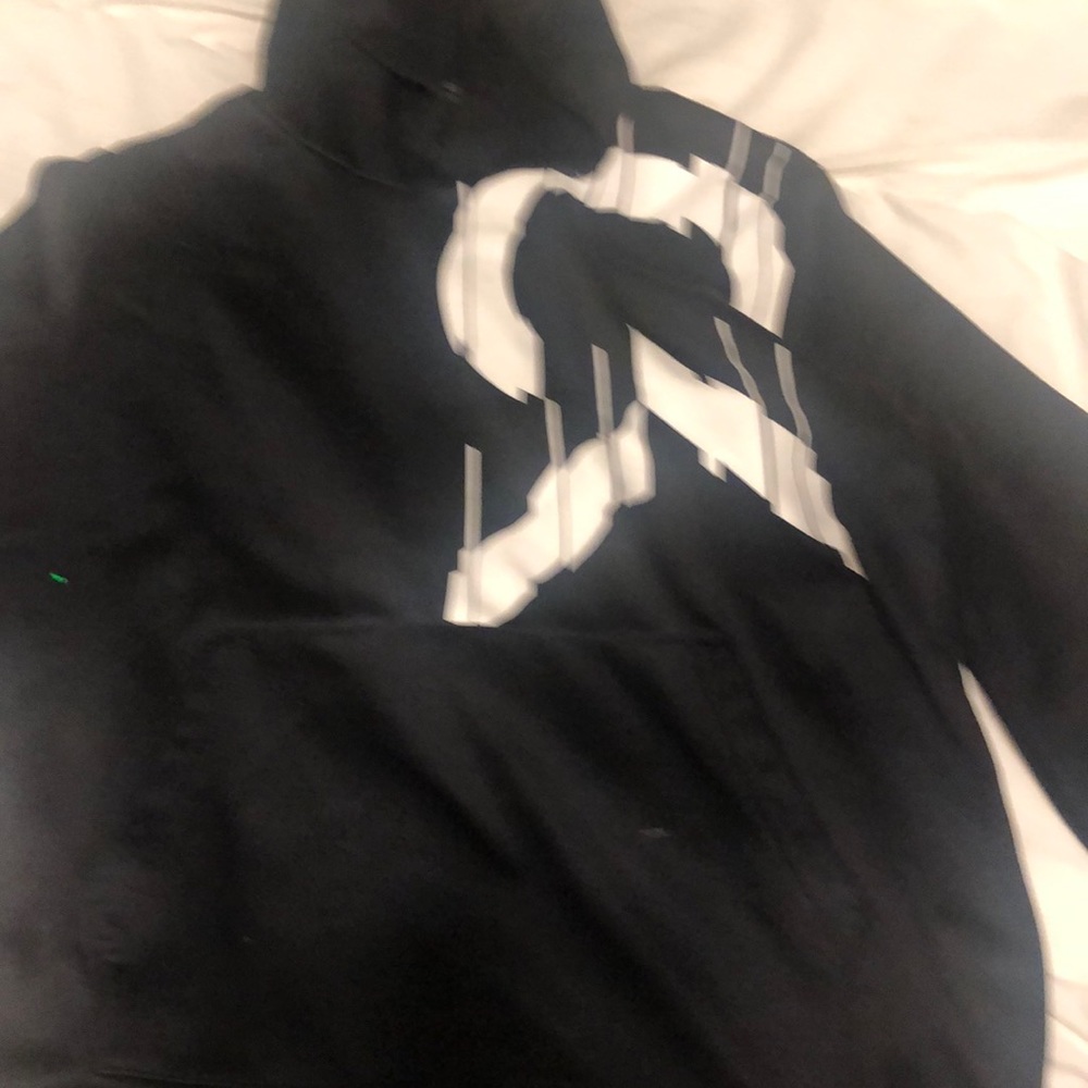 Black and white Calvin Klein hoodie used once 14/16 youth